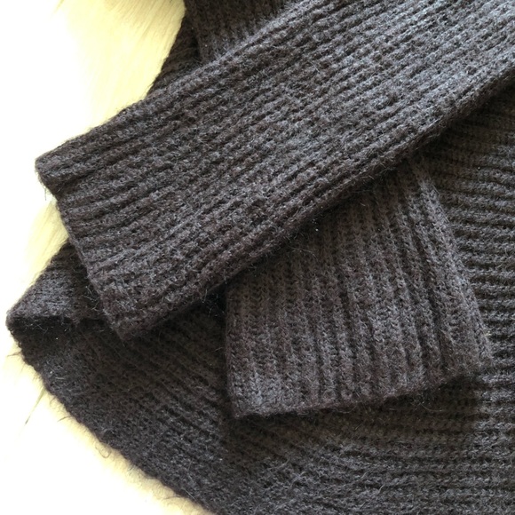 United Colors of Benetton Brown Mohair Blend Sweater Cardigan - Picture 6 of 9